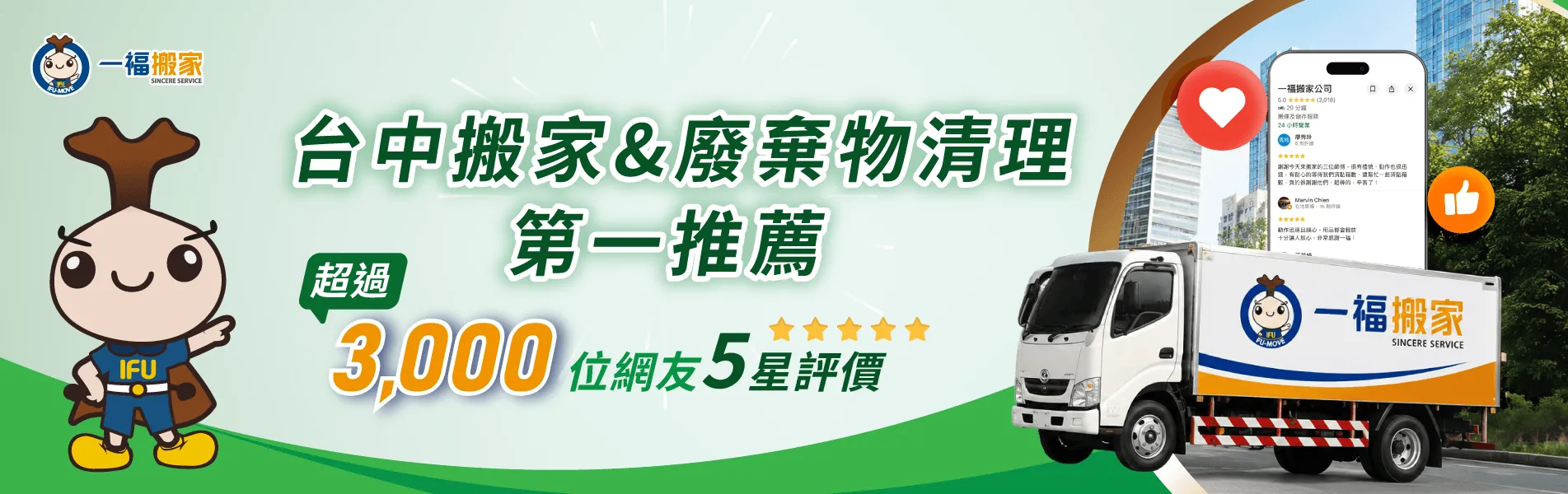 5星評價台中搬家公司-台中搬家推薦
