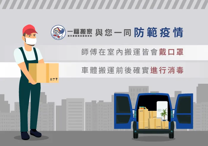 一福與您一同防疫-台中搬家公司推薦