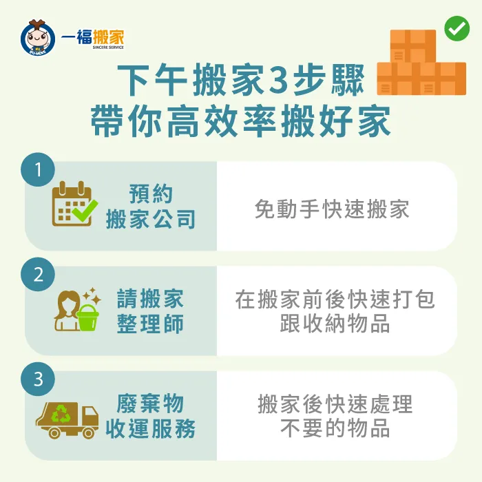 下午搬家3個步驟及搬家服務,帶你高效率完成搬家任務! 下午搬家步驟-搬家 下午
