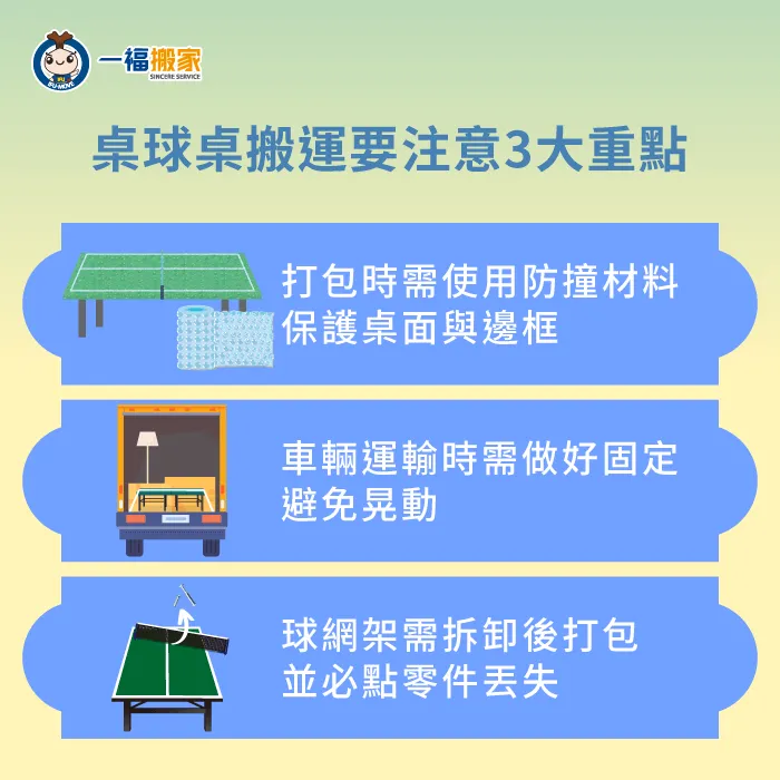 搬運桌球桌時須注意以下3大關鍵,讓運輸過程更加穩固安心 桌球桌搬運要注意事項-桌球桌搬運