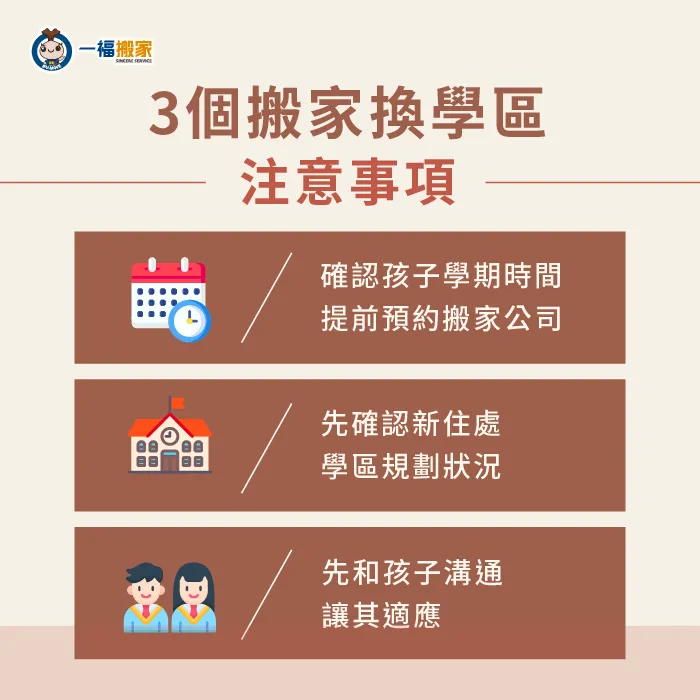 搬家換學區要注意哪些事?3點注意事項報你知! 3點搬家換學區注意事項-搬家學區