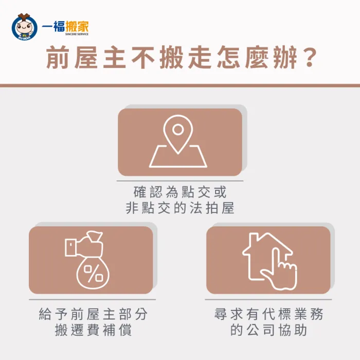 若法拍屋的前屋主不肯搬走怎麼辦?一起從事前、事後的注意事項來探討吧! 法拍屋屋主不搬走的處理方式-法拍屋屋主不搬