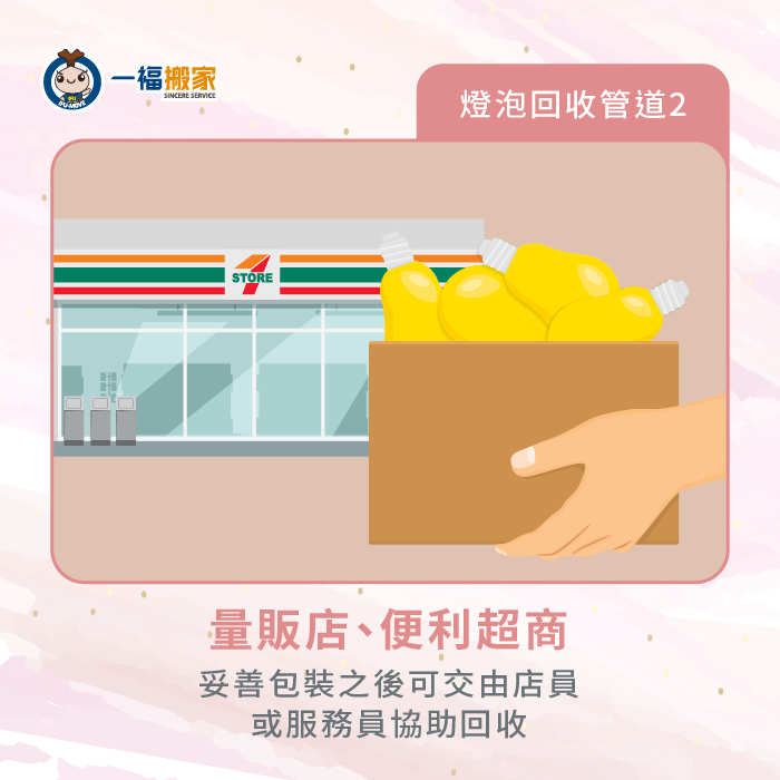 便利商店跟量販店-燈泡可以回收嗎-北屯廢棄物清運推薦