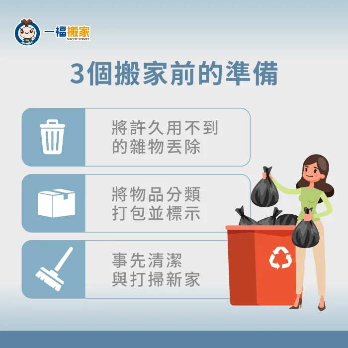 搬家先搬什麼好-搬家事前準備