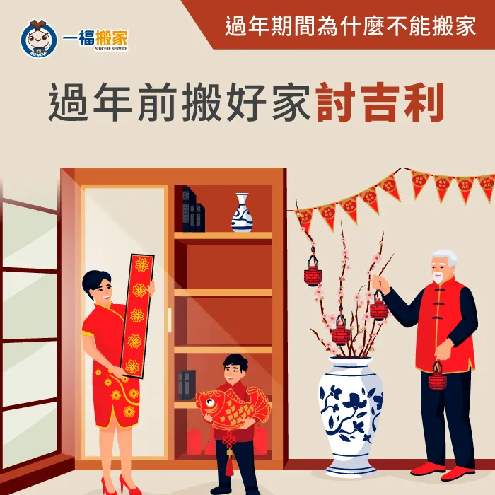 過年前搬好家,就能夠在過年時期「雙喜臨門」,增添喜氣! 年前搬家雙喜臨門-過年可以搬家嗎