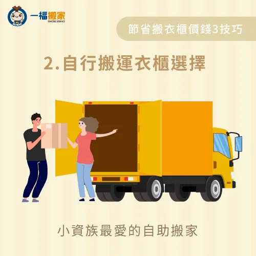 自助搬家服務-搬衣櫃價錢