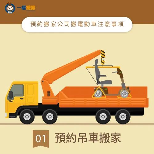 提前預約吊車搬家,輕鬆運送電動車 需用吊車搬運-搬家公司電動車