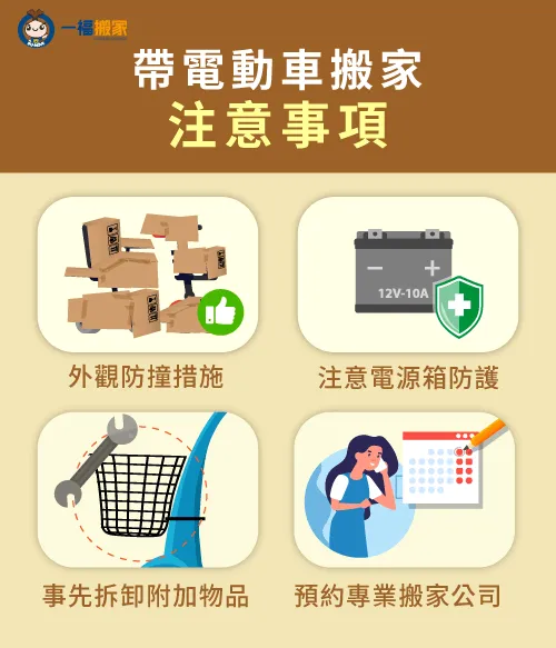 搬電動車的4項前置作業,讓您輕鬆搬運 搬電動車前置作業-搬家公司電動車