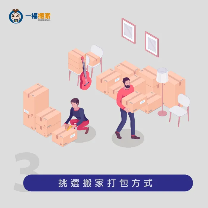 每件物品都有最適合的打包方式,事先查詢打包的方式讓搬家更順利! 挑選搬家打包方式-搬家清單表格