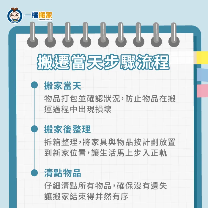 搬家流程3步驟-搬家公司流程
