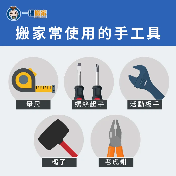 搬家常用手工具 搬家常用的手工具-台中搬家公司推薦
