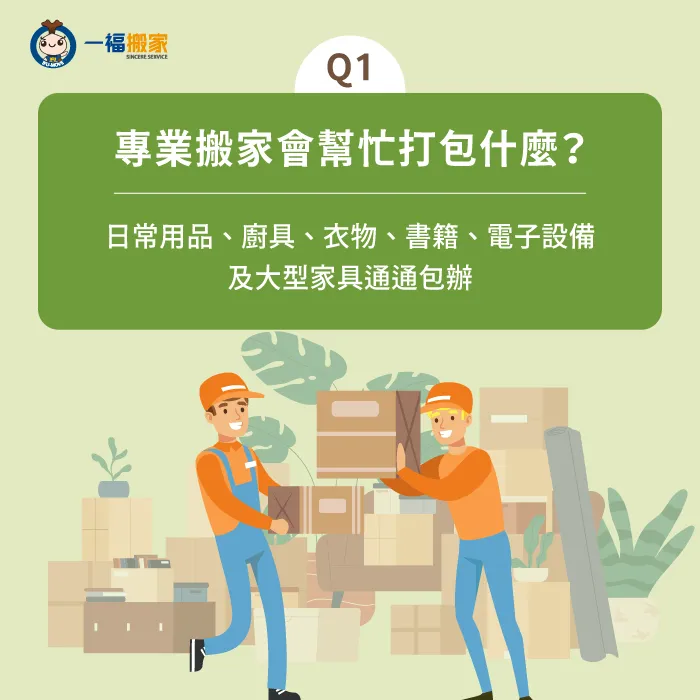專業搬家打包物品涵蓋所有層面,並且都會分門別類註記讓打包過程更井然有序 專業搬家打包物品-專業打包