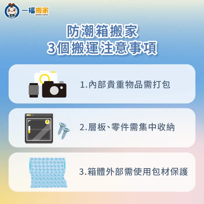 搬運防潮箱要注意這3件事!趕快跟著一福搬家一起看下去 搬運防潮箱3點注意事項分析-防潮箱 搬運