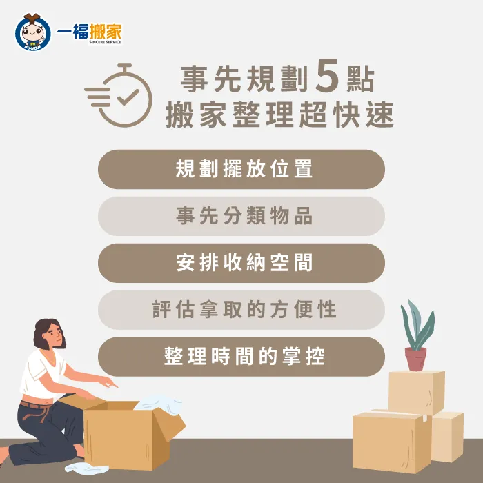 搬家前先做這5點讓搬家整理更順利-搬家要做什麼