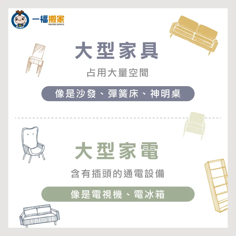 大型家具丟棄分類-台中搬家公司推薦