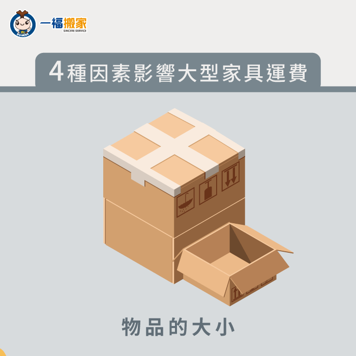 運送物品的大小-大型物品運送