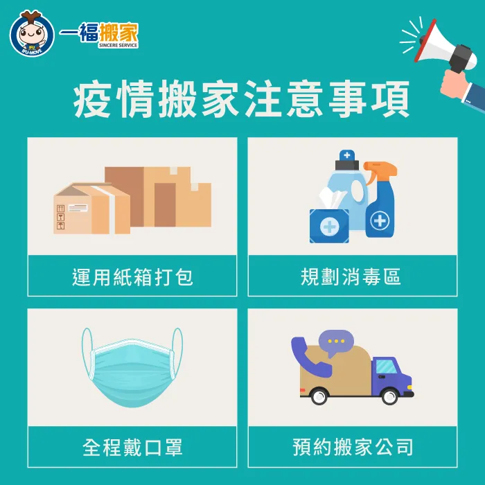 在疫情期間搬家,一定要注意以下4個注意事項 疫情搬家注意事項-疫情期間有人搬家嗎
