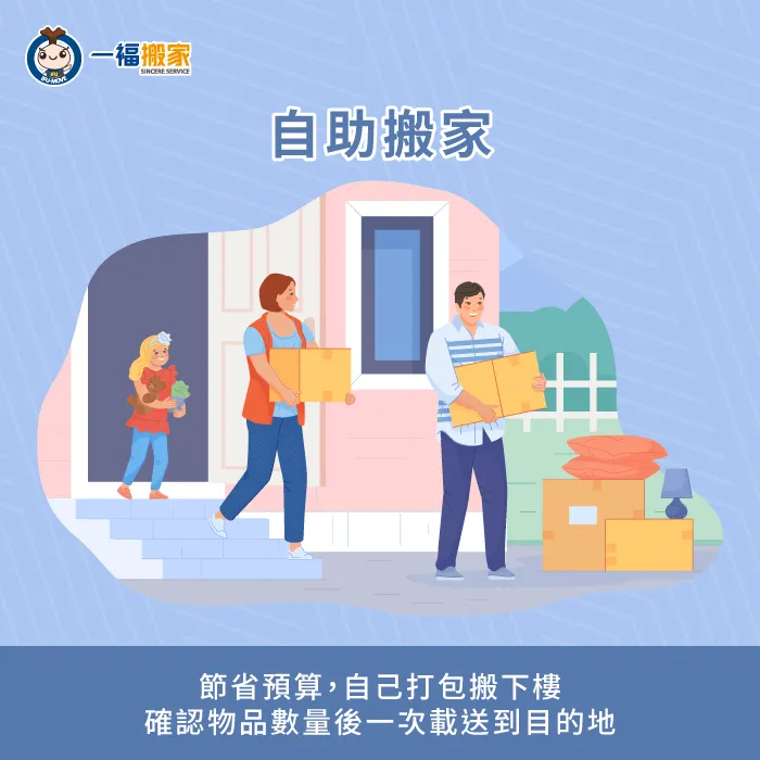 自助搬家節省成本,也能依據自己對物品的了解來打包 自助搬家-東西不多搬家