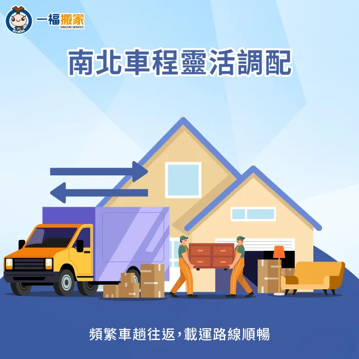 南北跨縣市車程調配與路線規劃-跨縣市搬家回頭車