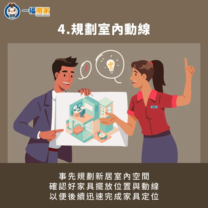 規劃室內空間動線與家具擺放位置-結婚 搬家