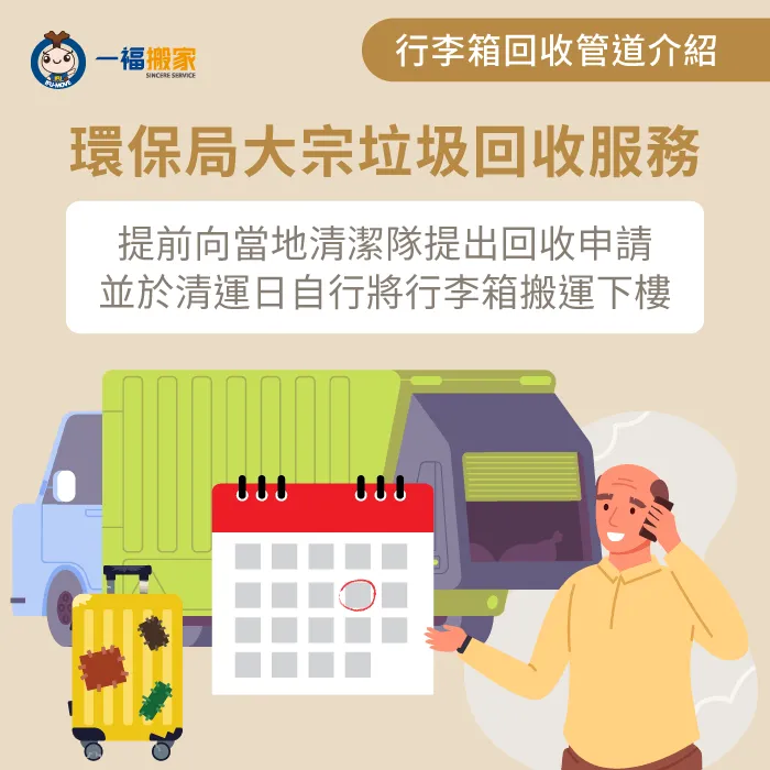 環保局清潔隊免費清運-行李箱是垃圾還是回收