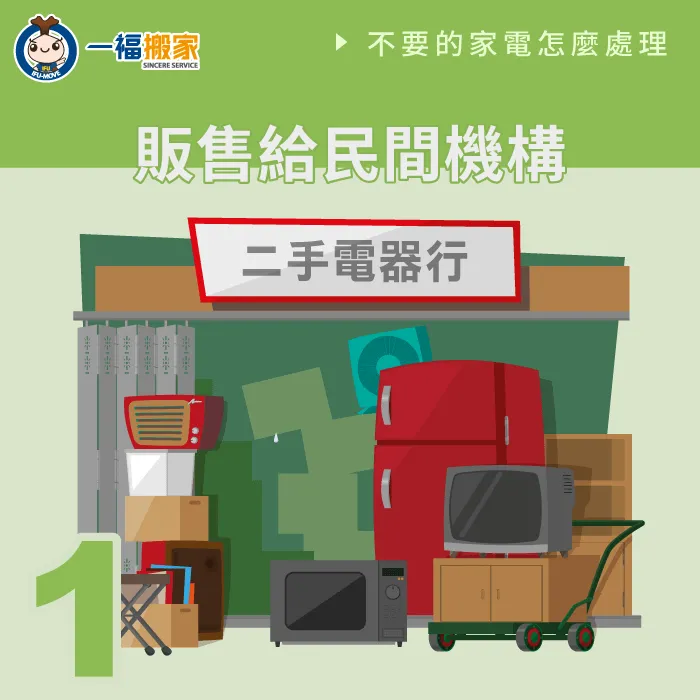 若是不要的家電還堪用,可以將其販售給民間二手回收業者換現金! 販售給二手電器業者-不要的家電怎麼處理-大里廢棄物清運推薦