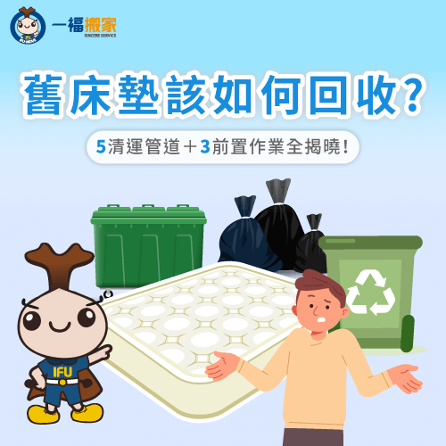 買床墊回收舊床墊有5個清運方式-買床墊回收舊床墊