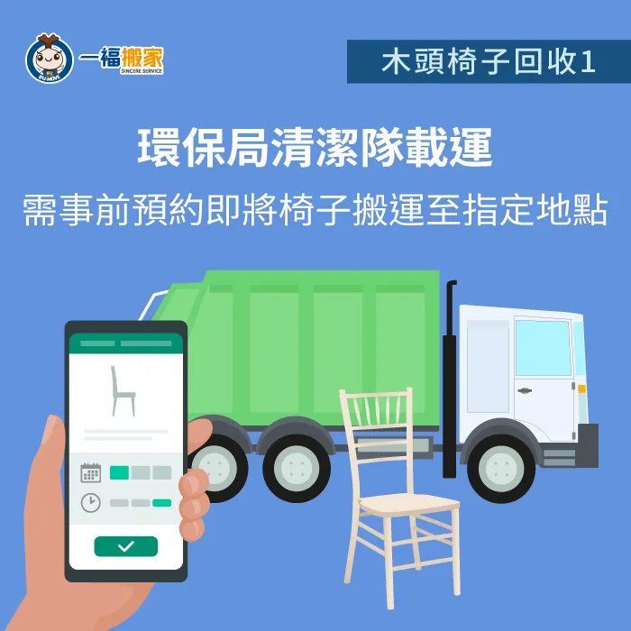 垃圾車可以收運體積小數量少的木椅,若體積大數量多建議預約清潔隊收運 交給清潔隊-木椅回收-北屯廢棄物清運推薦